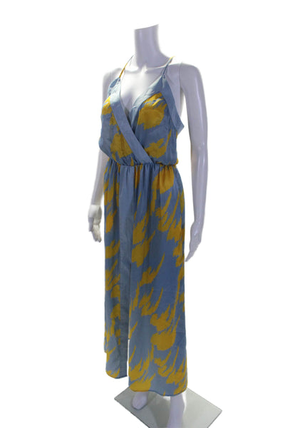 House of Harlow 1960 x Revolve Womens Blue Yellow Printed Shift Dress Size XS