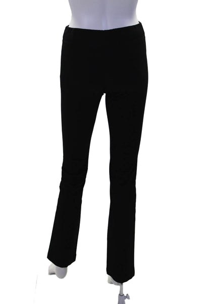 Joseph Womens Black High Rise Pull On Straight Leg Trouser Pants Size 34