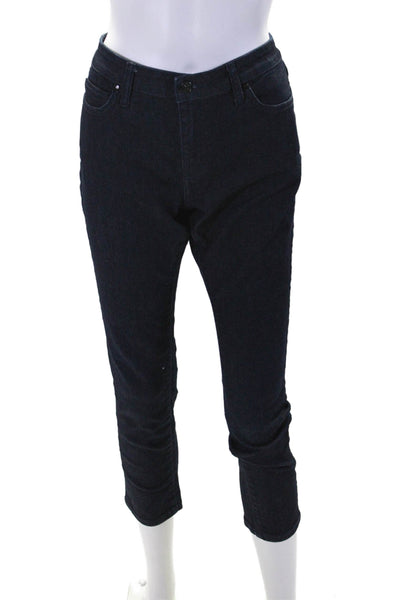 Broome Street Kate Spade Womens Dark Wash Cropped Jeans Blue Denim Size 28