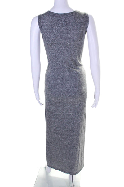 Current/Elliott Womens Round Neck Pullover Tied Knot Hem Tank Dress Gray Size 2