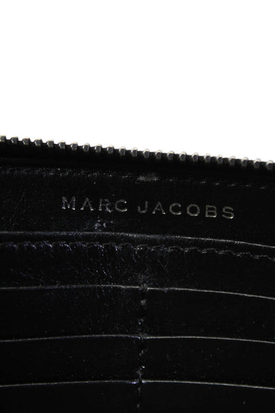 Marc Jacobs Women's Zip Closure Leather Wallet Black