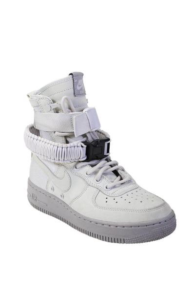 Nike Womens SF AF1 High Top Lace Up Sneaker Boots Gray Size 6