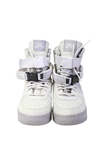 Nike Womens SF AF1 High Top Lace Up Sneaker Boots Gray Size 6