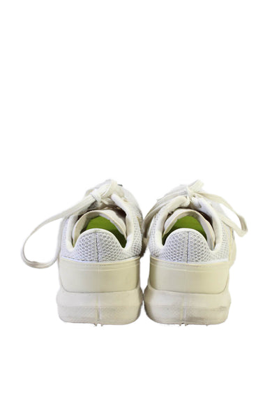 Veja Womens Mesh Textured Round Toe Lace-Up Slip-On Tied Sneakers White Size 5