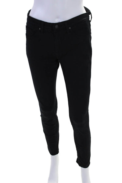 AG Adriano Goldschmied Womens The Legging Ankle Super Skinny Pants Black Size 26