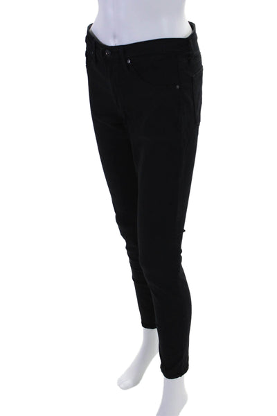 AG Adriano Goldschmied Womens The Legging Ankle Super Skinny Pants Black Size 26