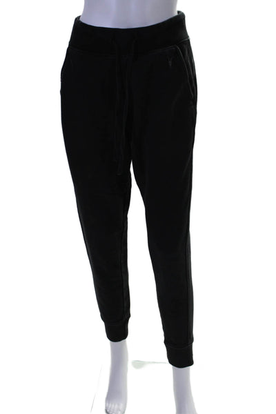 AllSaints Co Ltd Spitalfields Womens Elastic Waist Sweatpants Black Small