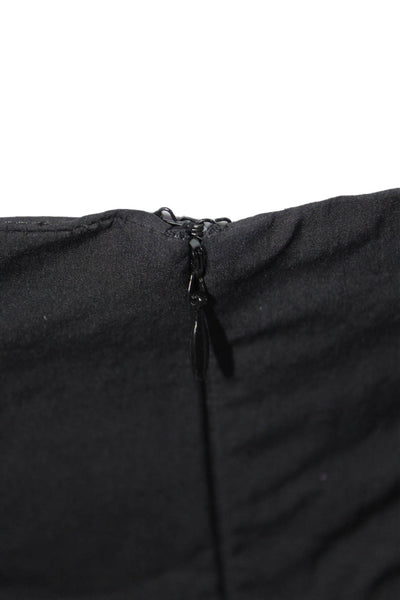 AllSaints Co Ltd Spitalfields Women's Bubble Hem Mini Dress Black Size 8