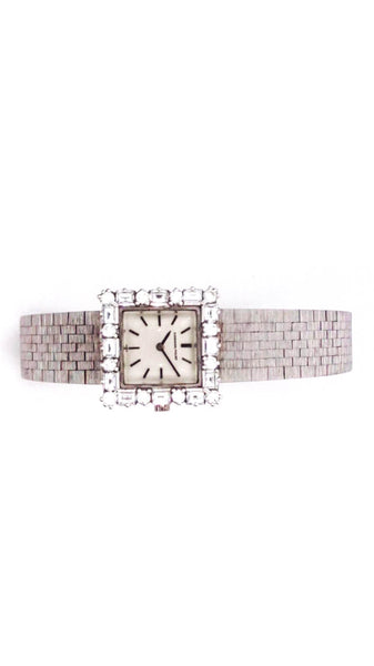 Audemars Piguet Womens Vintage 18K White Gold Diamond Satin Finish Watch 35.5g 1