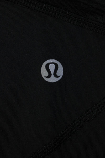 Lululemon x Soul Cycle Womens Mid Rise Logo Capri Leggings Black Size 2