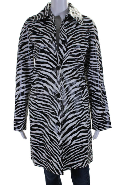 Michael Michael Kors Women's Long Sleeves Button Up Animal Print Jacket Size XS