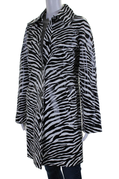 Michael Michael Kors Women's Long Sleeves Button Up Animal Print Jacket Size XS