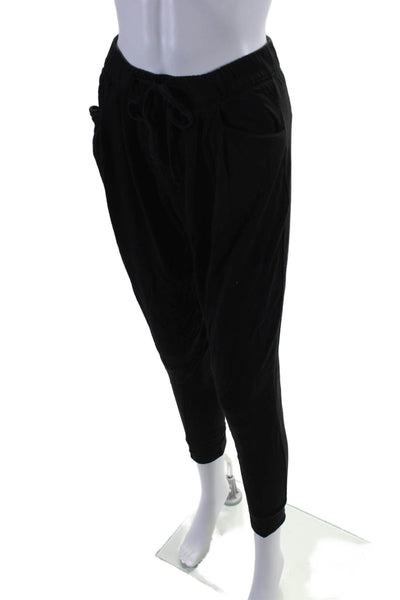 Helmut Helmut Lang Womens Elastic Waist Tapered LEg Sweatpants Black Size Small