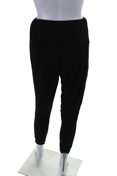 Helmut Helmut Lang Womens Elastic Waist Tapered LEg Sweatpants Black Size Small