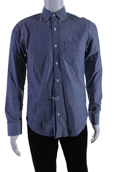 Bonobos Mens Long Sleeve Collared Button Down Top Blue Size Small