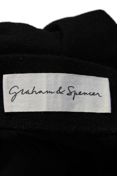 Graham & Spencer Womens Elastic Waistband Knit Pencil Skirt Black Size Petite