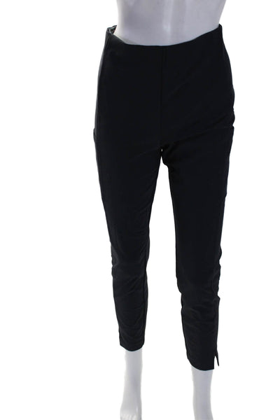 Athleta Womens Darted Back Zippered Slip-On Skinny Leg Pants Navy Size 6