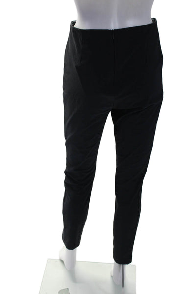 Athleta Womens Darted Back Zippered Slip-On Skinny Leg Pants Navy Size 6