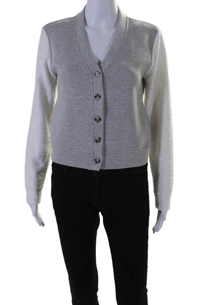 Jack by BB DAKOTA Women's Long Sleeves Button Down Cardigan Gray Size XS