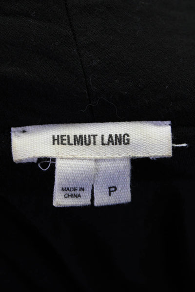 Helmut Lang Womens Long Sleeve Front Zip Light Jacket Black Size Petite