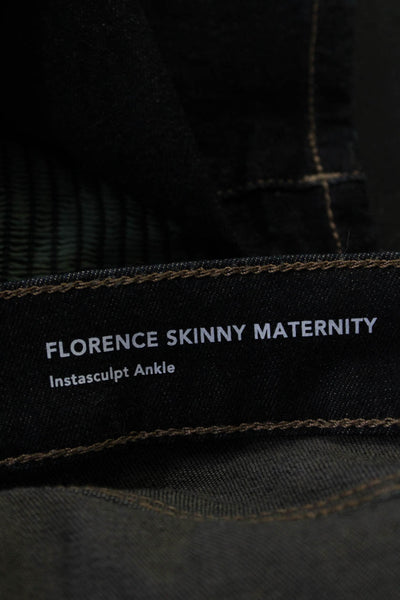 DL1961 Womens Ultimate Treated Florence Maternity Skinny Jeans Blue Size 27