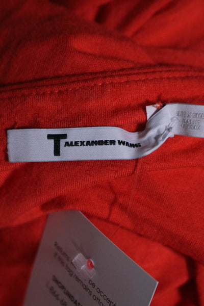 Alexander Wang Womens Sleeveless Spaghetti Strap long Dress Orange Size XS