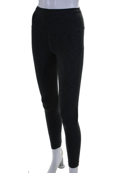 Lululemon Womens Heather Dark Gray Pull On Pants Leggings Size 4