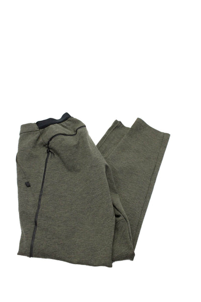 Lululemon Mens Drawstring Waist Pull On Sweatpants Gray Black Size Small