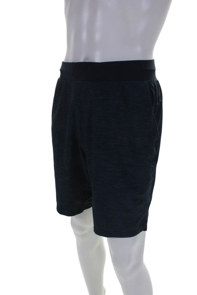 Lululemon Mens Heather Blue Drawstring 9" Inseam Active Shorts Size M