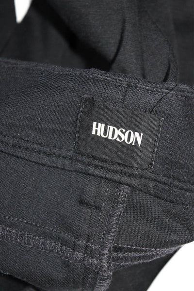 Hudson Womens Mid Rise Skinny Jeggings Black Size 28