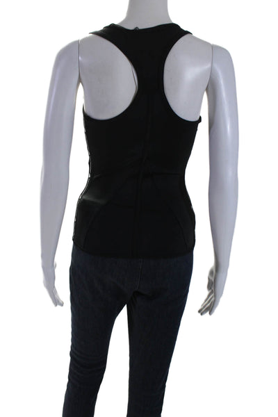 Adidas by Stella McCartney Womens Scoop Neck Active Tank Top Black Size XS