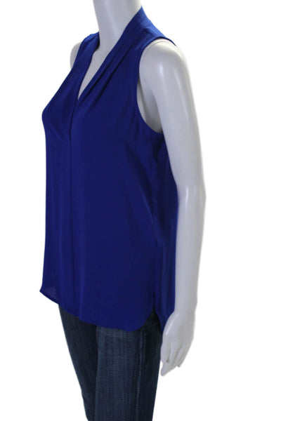 Vince Camuto Womens Sleeveless Pullover Tank Top Sapphire Blue Size Extra Small