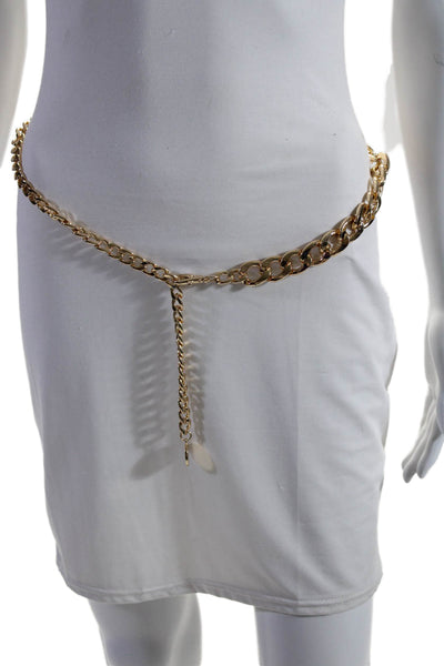 Vince Camuto Womens Gold-Toned Chain Lobster Claw Waist Belt Gold Size OS