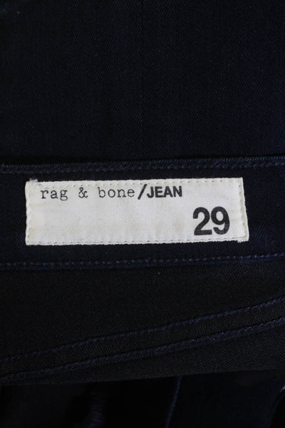 Rag & Bone Jean Womens High Rise 10 Inch Capri Jeans Indigo Blue Cotton Size 29