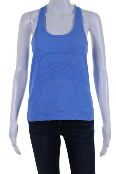 Lululemon Women's Scoop Neck Racerback Athletic Tank Top Blue Size 4