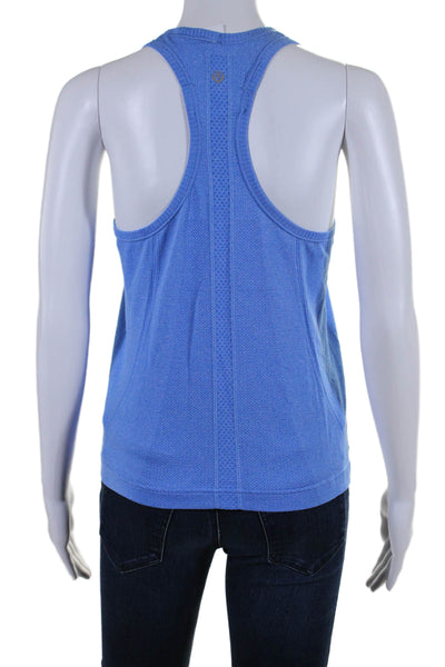 Lululemon Women's Scoop Neck Racerback Athletic Tank Top Blue Size 4