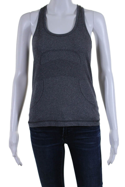 Lululemon Women's Scoop Neck Racerback Athletic Workout Tank Top Gray Size 4