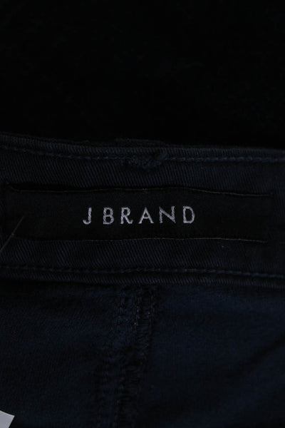 J Brand Womens Zipper Fly Mid Rise Velvet Skinny Ankle Jeans Blue Size 26