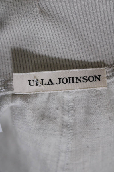 Ulla Johnson Womens Elastic Waist Drawstring Sweatpants Beige Size 2 US