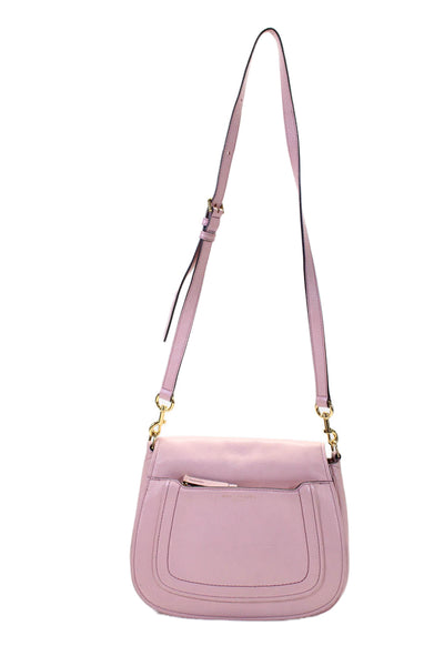 Marc Jacobs Womens Leather magnetic Flap Crossbody Bag Pink Size M