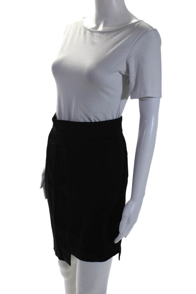 Stella McCartney Womens Knee Length Pencil Skirt Black Size 40