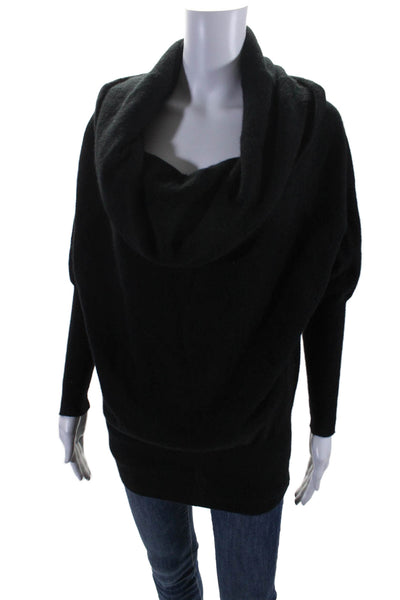 Oats Cashmere by Debra Hayburn Womens Cashmere Sweater Top Black Size XS