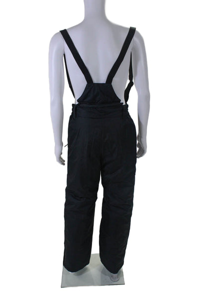 Mountain Warehouse Mens Elastic Waist Straight Leg Snow Overalls Black Size S