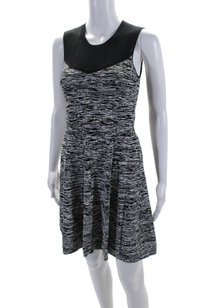 Rachel Rachel Roy Womens Heather Gray Sleeveless Fit & Flare Dress Size S