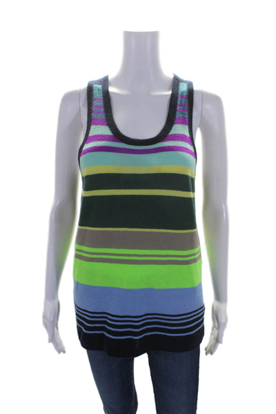 The Elder Statesman For J Crew Women's Multicolor Cashmere Tank Top Size XXS