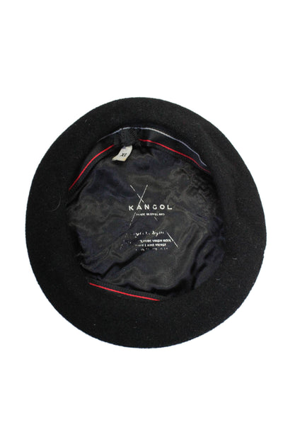 Kangol Womens Elatic Band Classic Cap Virgin Wool Black Regular