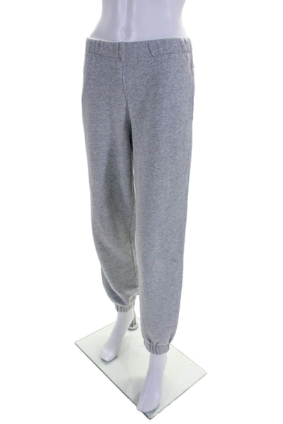 Brandy Melville Womens Elastic Waist Tapered Leg Sweatpants Gray Small