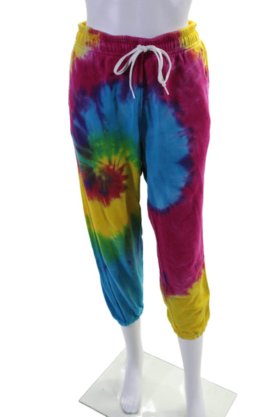 Polo Ralph Lauren Womens Cotton Tie Dye Print Sweatpants Multi Size S