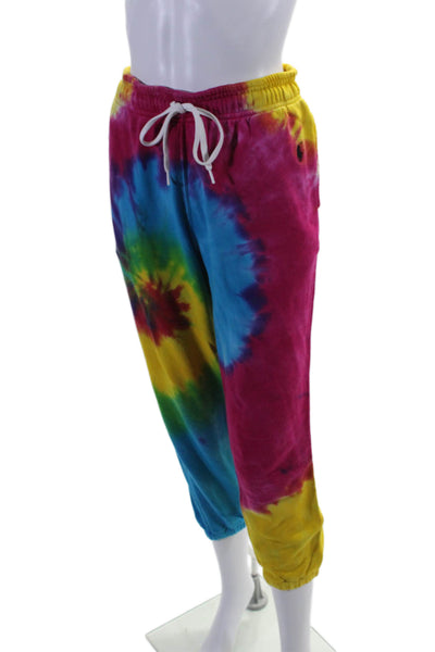 Polo Ralph Lauren Womens Cotton Tie Dye Print Sweatpants Multi Size S