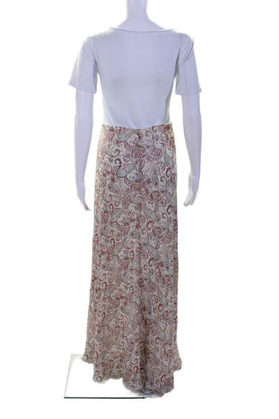 Rag & Bone Women's Elastic Waist Pull-On Lined Paisley Maxi Skirt Size M